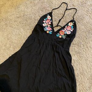 Flowered Swim Coverup